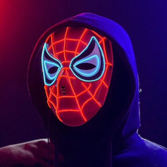 Spider-man LED MASK FOR KID AND TEENAGER - Picture 1 of 3